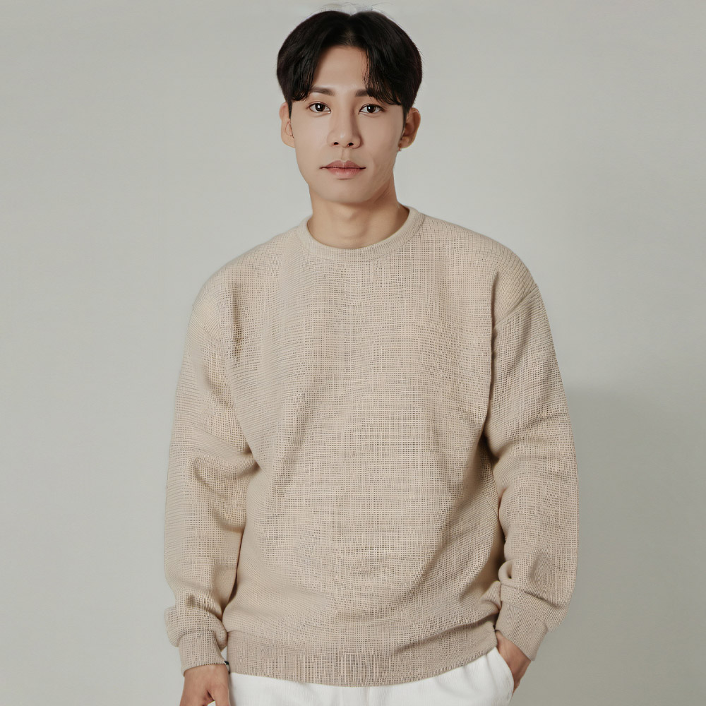 국산 베이직 봄 남자니트