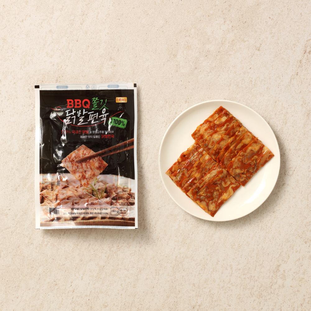 BBQ 쫄깃닭발편육X5 BBQ 통살 치킨 속안심X6