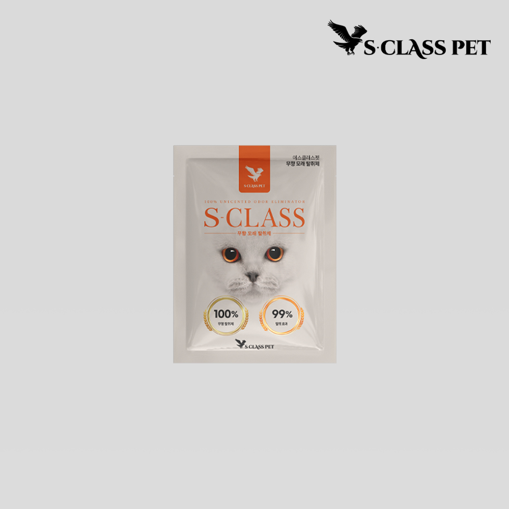 1박스 에스클래스펫 무향 고양이 모래 가루형 탈취제 10p