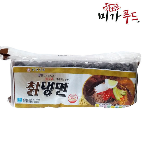 경원식품 미가푸드 경원 칡냉면 사리 2kgx3 30인분