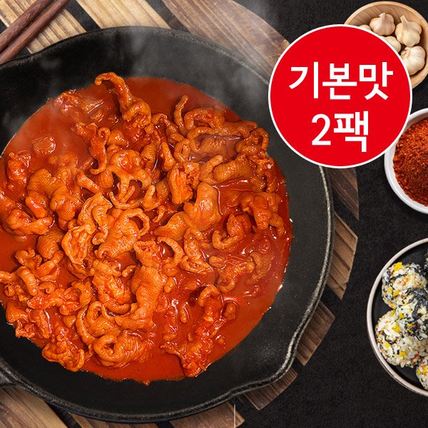 국민쿡 양념무뼈닭발 400gx2팩 총4인분