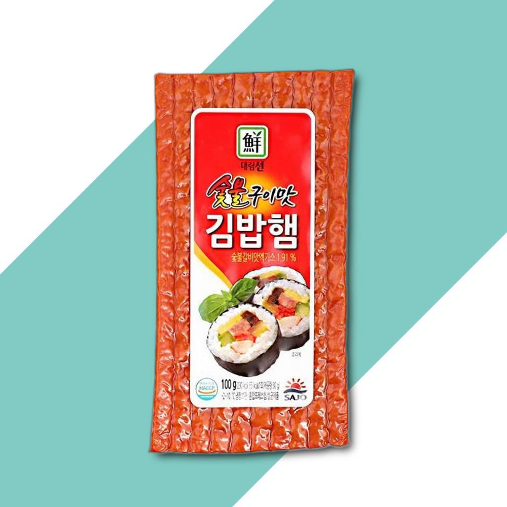 대림 대림 대림 숯불구이맛 김밥햄 100g 대림 숯불구이맛 김밥햄 햄 축산가공식품