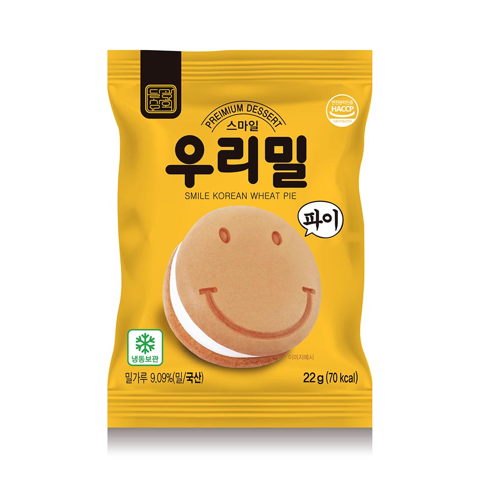 달광상회 달광상회 스마일 우리밀 파이 100 우리밀 베이커리 빵 어린이 간식 스우파 20개 22g