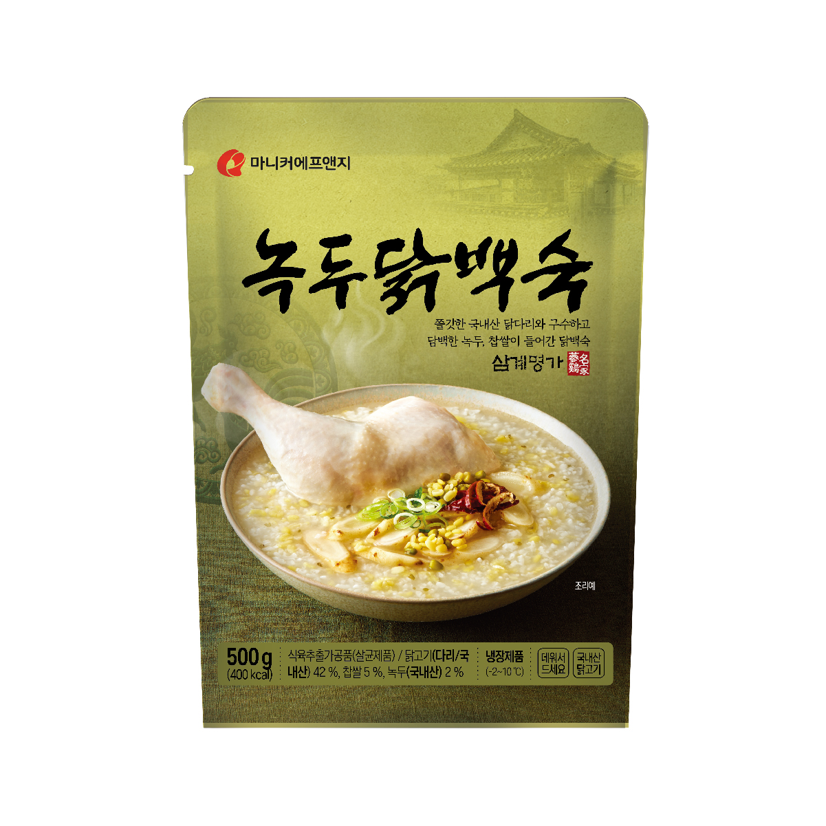 마니커에프앤지 마니커에프앤지 마니커에프앤지 녹두닭백숙 500g 2봉 성너머집삼계탕800g 2봉