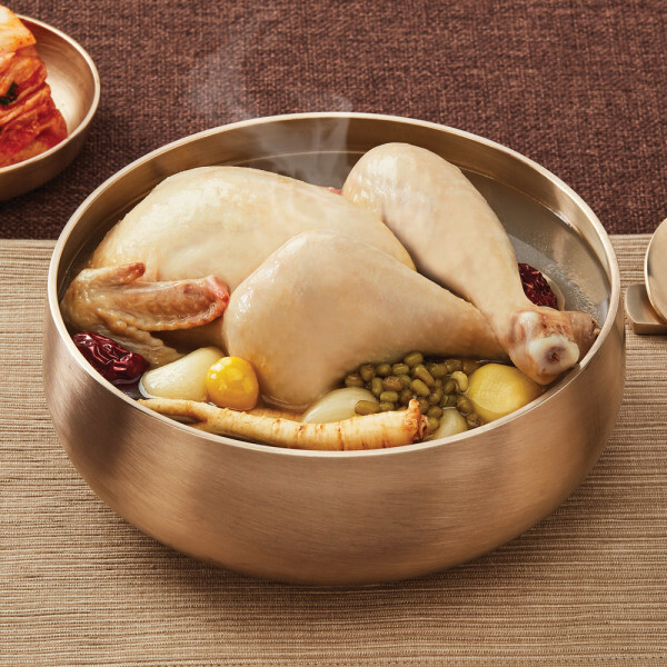 천하일미 천하일미 홍석천 이원일 녹두 삼계탕 1 2kg 3팩 국내산 닭 6호 닭사용 넉넉한 육수에 칼국수 사리 추가