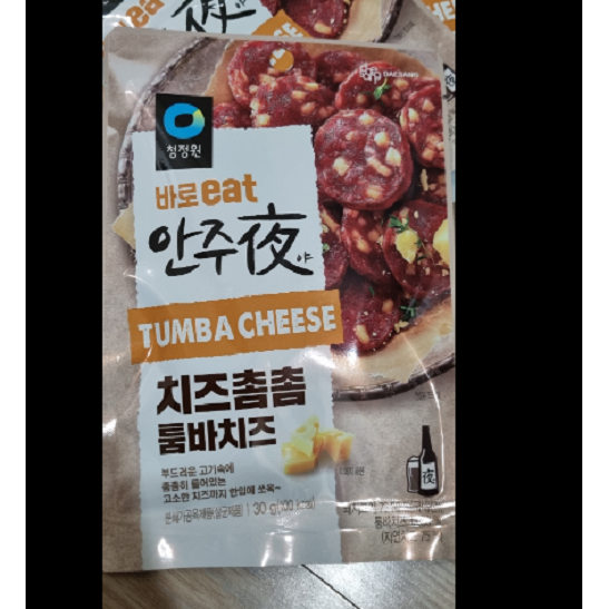 청정원 안주야 치즈촘촘 툼바치즈 30g 7개