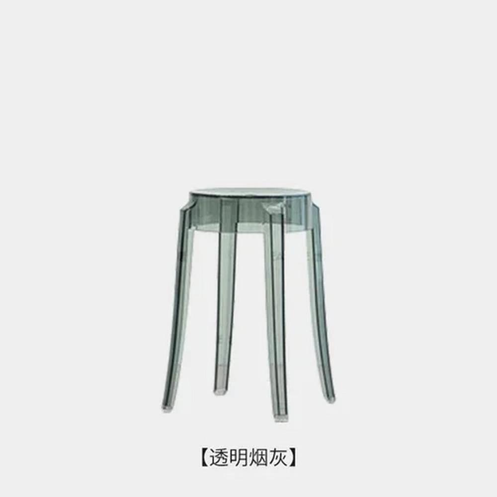 투명 바 의자 유령 악마 다채로운 레스토랑 식탁