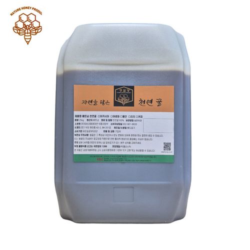 청밀당 베트남 자연 벌 꿀 대용량 25kg 롱안 업소용 식당용 카페용 천연벌꿀