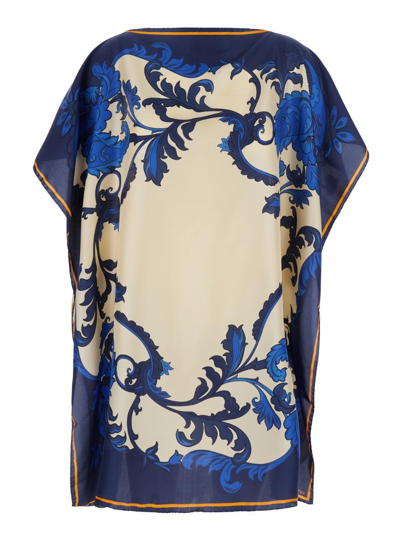 에트로 ETRO PRINTED TWILL SILK DRESS WAXA0015AK869X0805