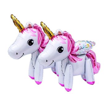 OneHorse 2구세트 유니콘 벌룬 자립 걸음걸이 날개깃 풍선 장난감 유메카와이