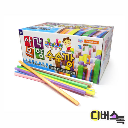 도너랜드 도너랜드 도너랜드 사각모양 수수깡 벌크 300입