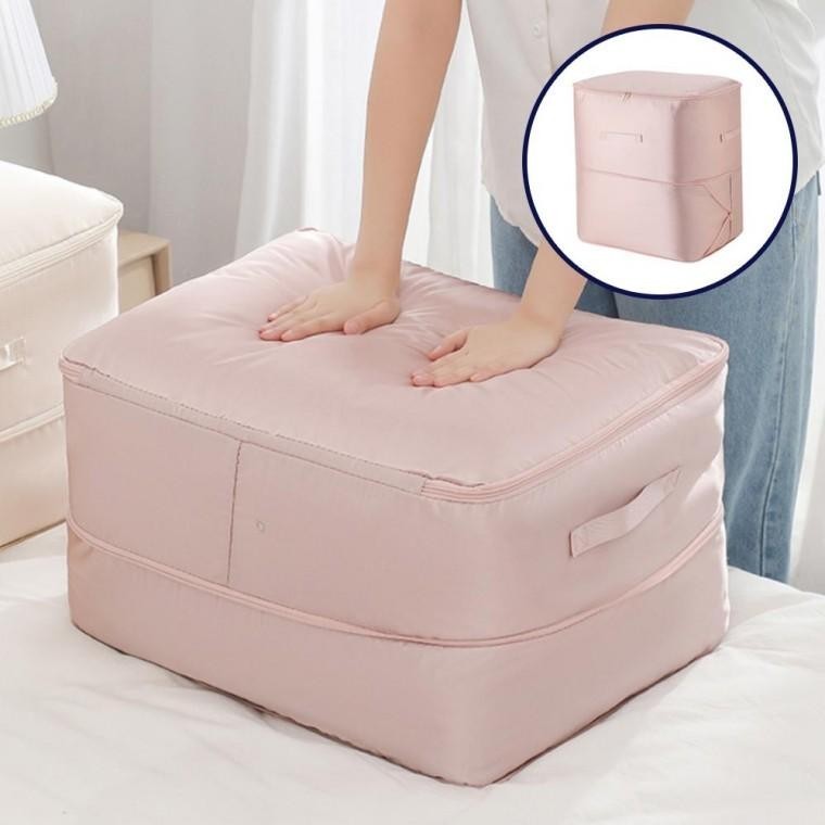 이불 수납정리함 의류 옷 수납함 보관함 정리 함 옷수납박스 의류 보관파우치 가방 바지 팩 이불