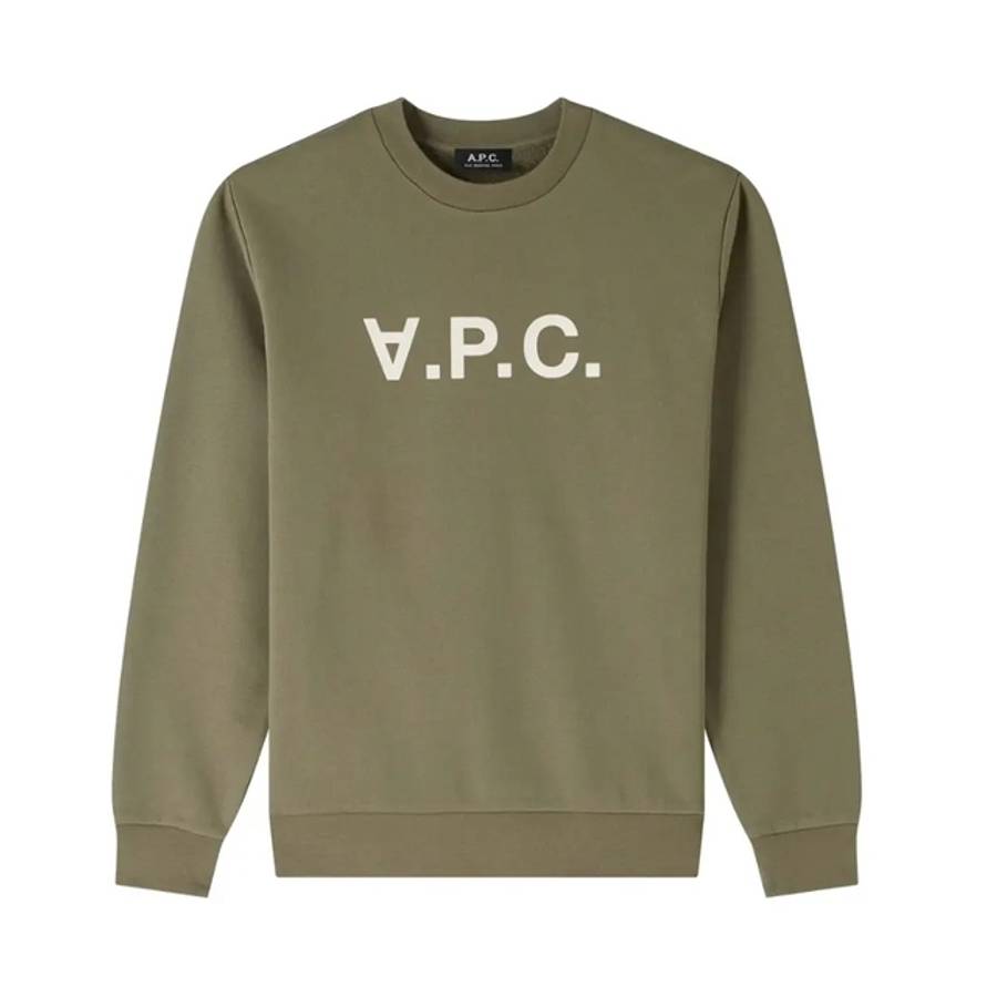 아페쎄 APC 아페쎄 VPC 비콜로르 맨투맨 - 카키 그리스 COFAXF27804TJL