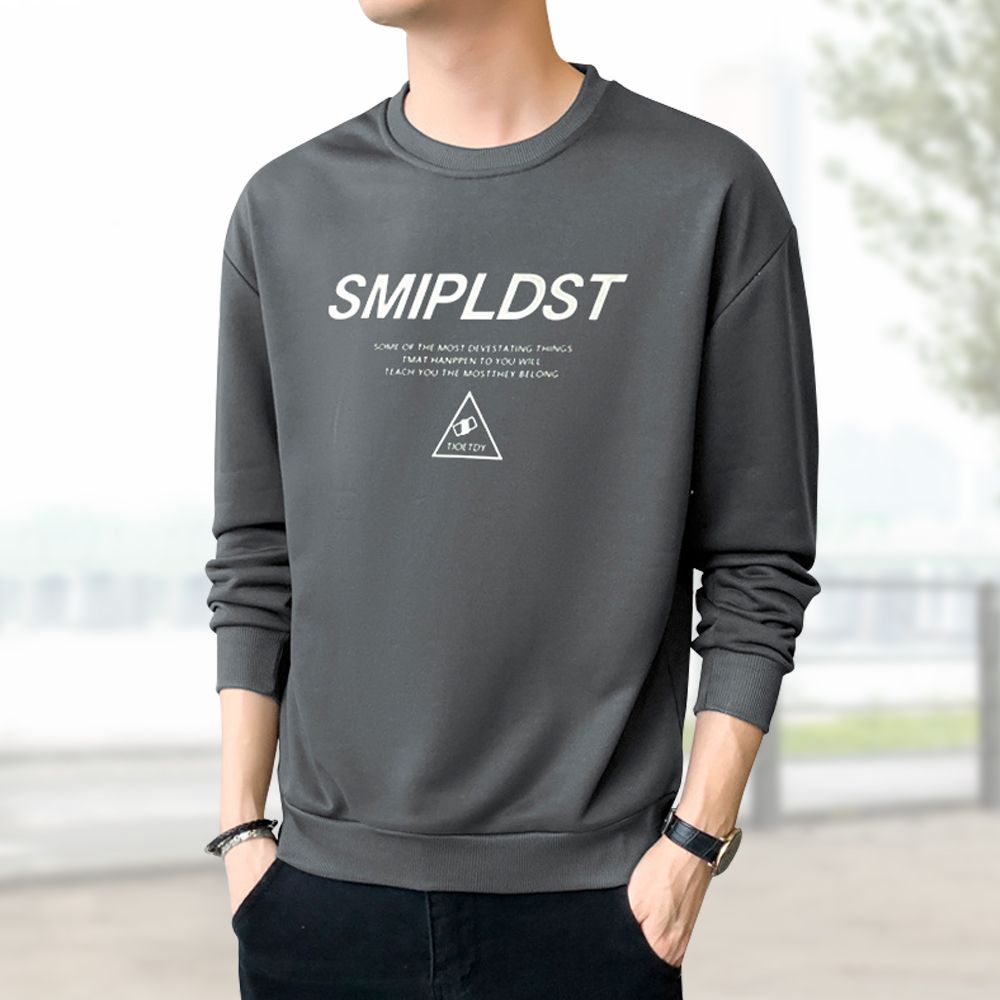 데일리 심플 루즈핏 맨투맨 너드남 베이직 티셔츠