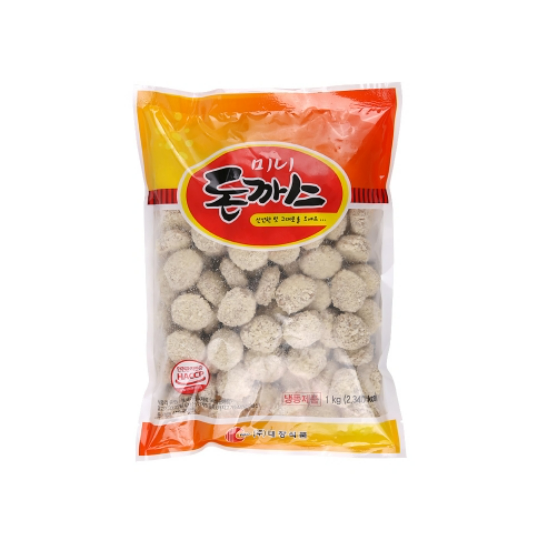 바이오마켓 대창 아미고 미니 돈까스 1kg 1개