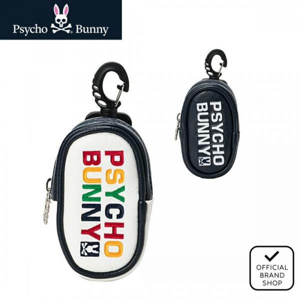 8168232 Psycho Bunny 볼 파우치 로고 로트 유엔 남성 여자 골프 케이스 Psycho Bunn