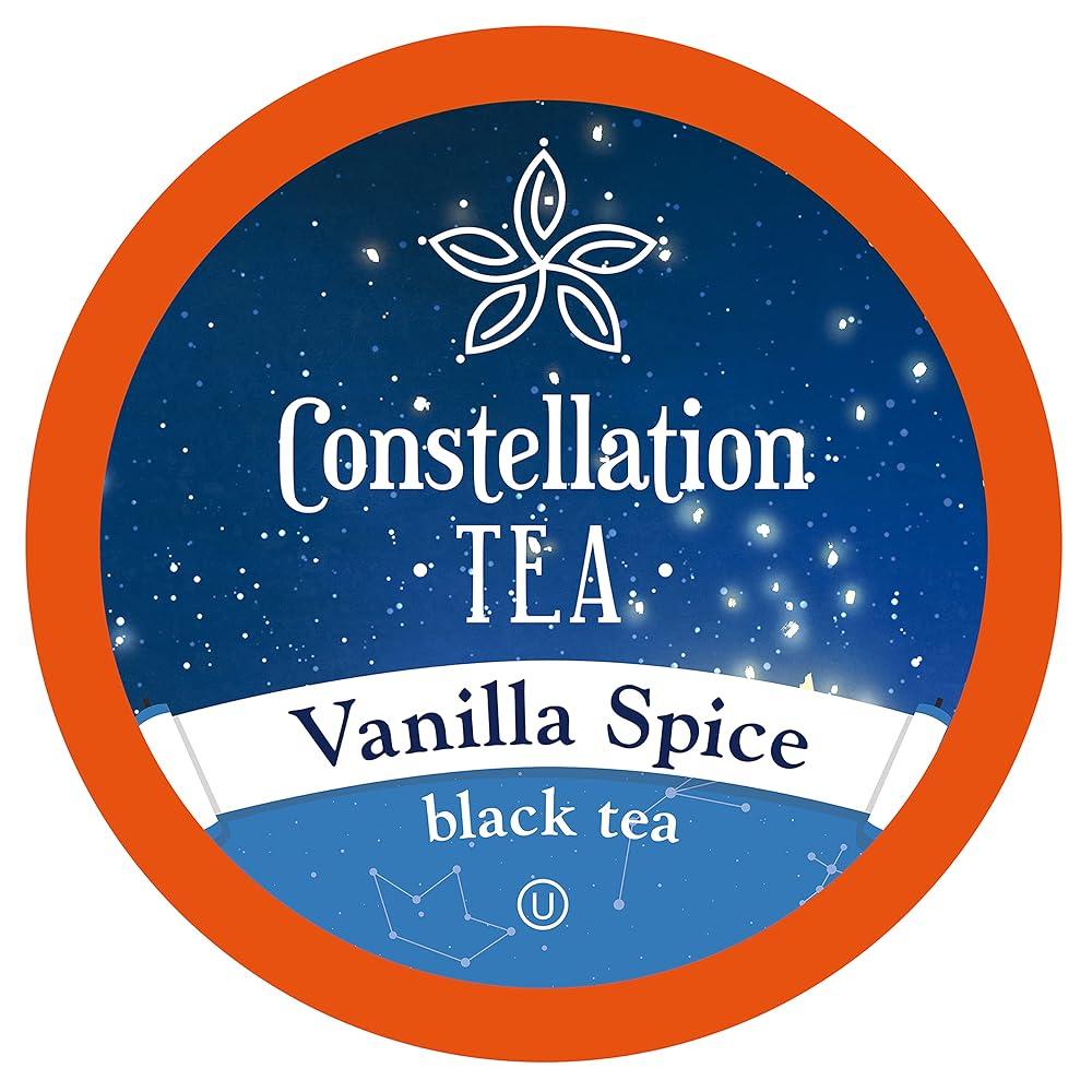 Constellation Tea Spiced Chai 홍차 포드 K Cup Brewers와 호환 2 0 40개 바닐라 스파이스