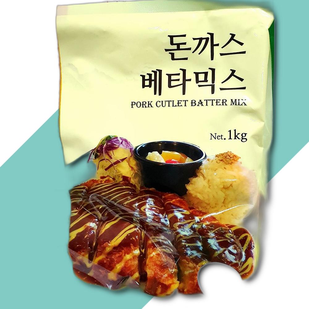 이슬나라 이슬나라 이슬나라 돈까스 배터 믹스 1KG 베타 가루 분말 업소