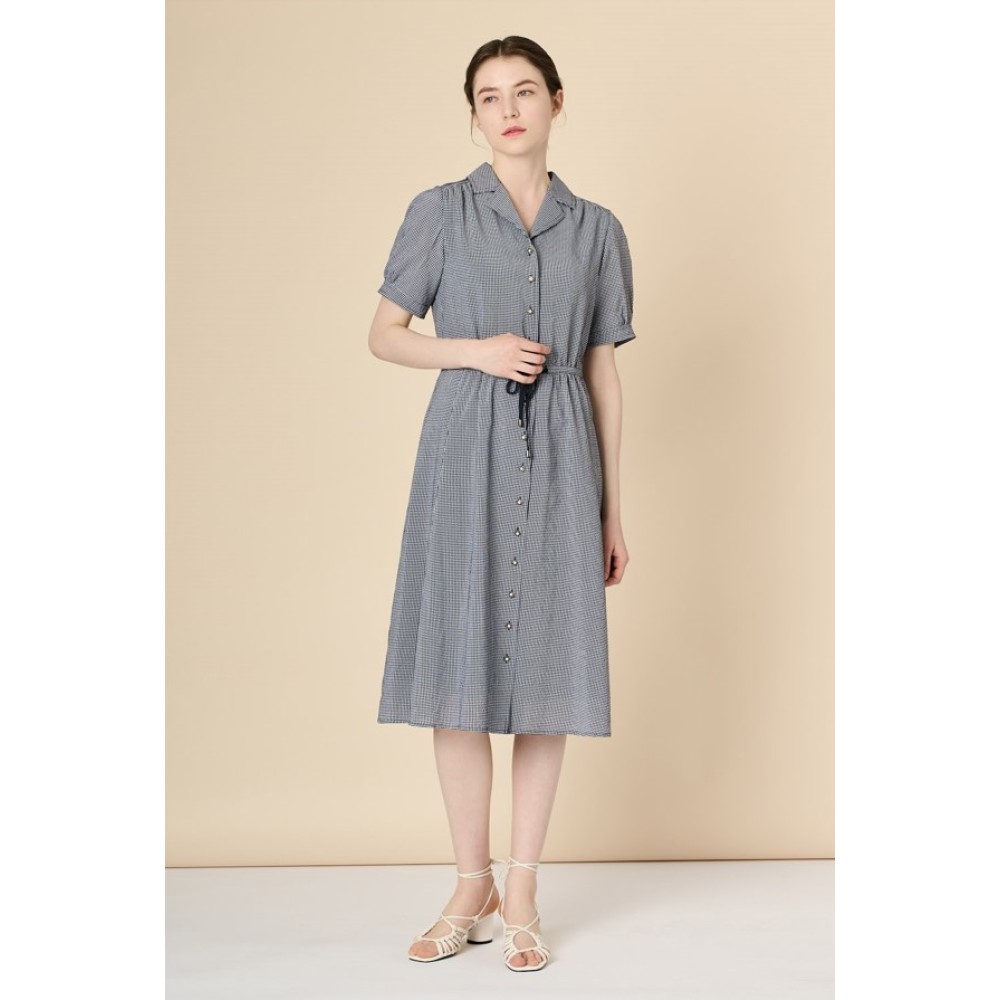 BCBG 비씨비지 빔바 체크 원피스 B3M5O641
