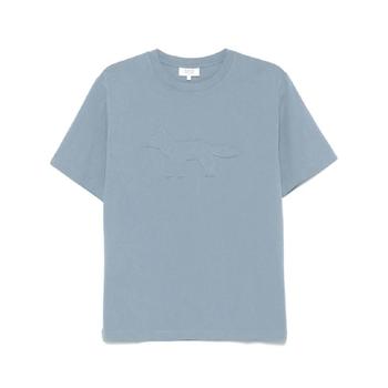 메종키츠네 25 메종 키츠네 프로필 폭스 패치 티셔츠 OM00121KJ0118 TP435792601