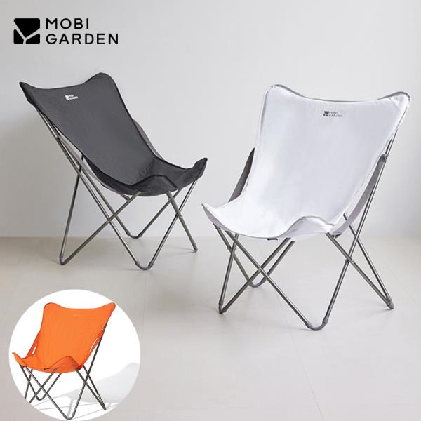 MOBI GARDEN 휴대용 캠핑 나비 의자 접이식 피크닉 문 체어 레저 레이지 소파 안락 하이킹 낚시 비치