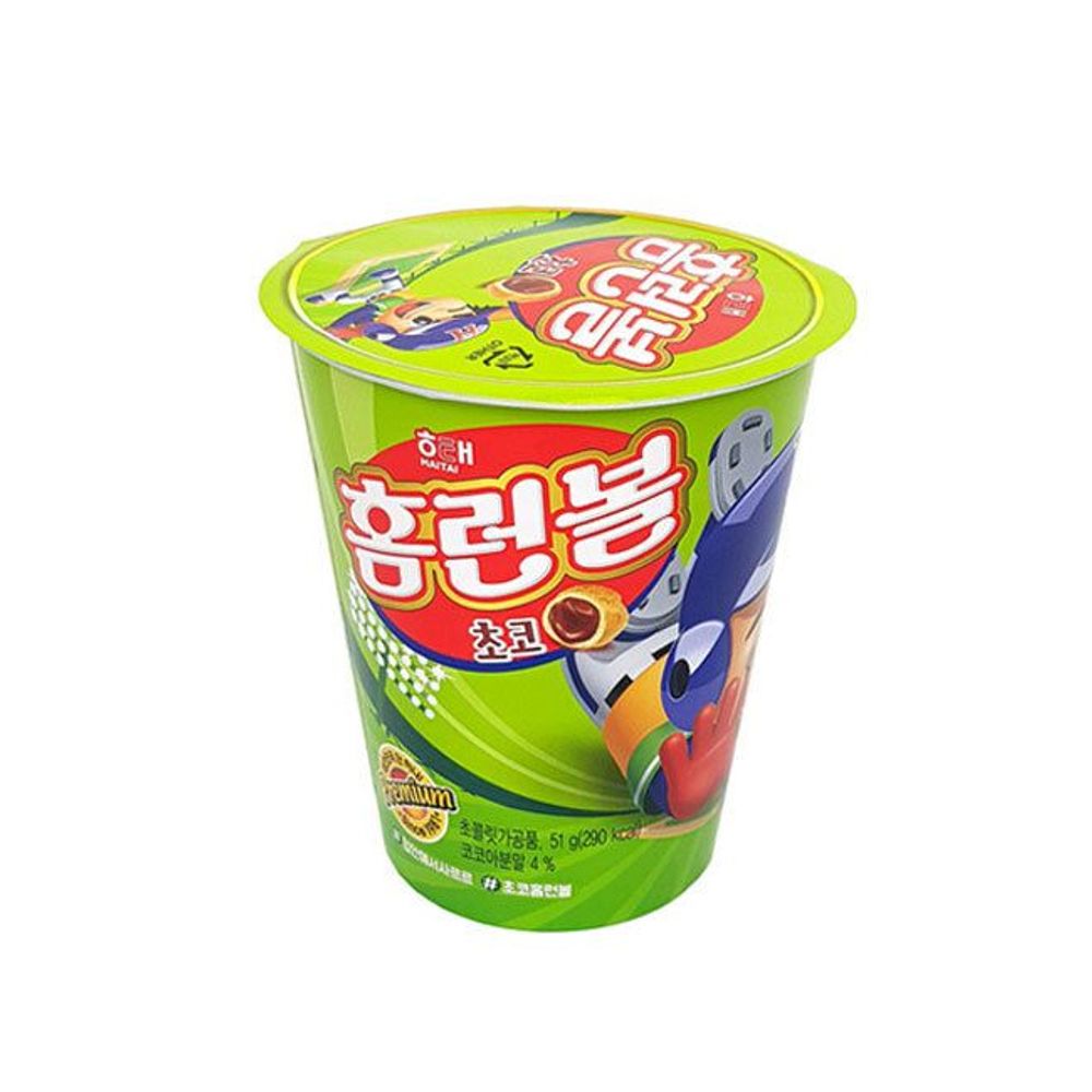 52EF 홈런볼 초코 지컵 아이 과자 간식 51g 1개 JH1O6O19