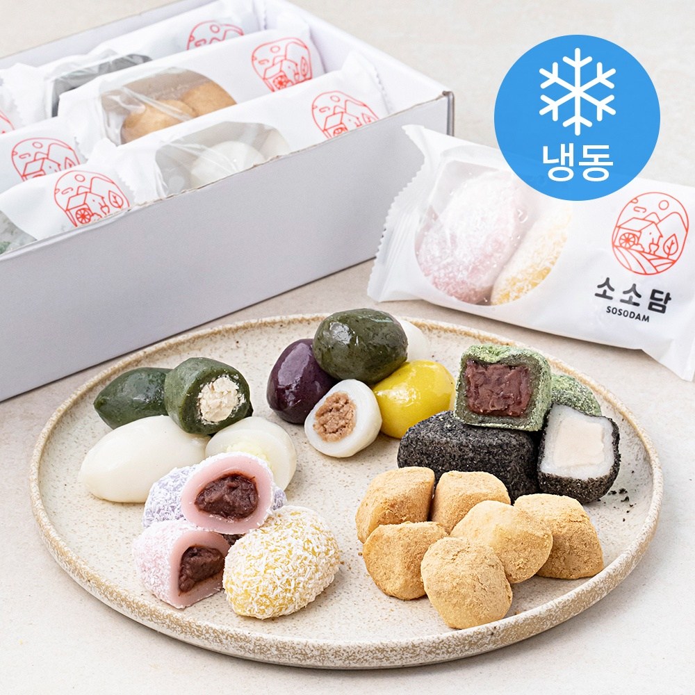 소소담 마음담은 모듬떡 7종 세트 700g 냉동 700g 1세트 700g 2세트 1개