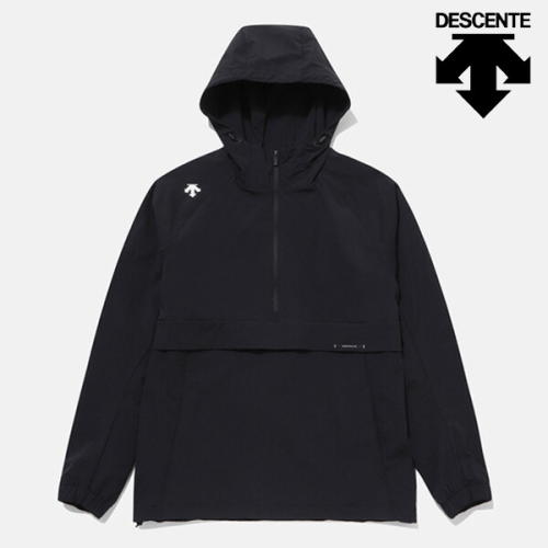 데상트 데상트 그래픽 메쉬 안감 우븐 아노락 바람막이 SP123UAN21BLK0