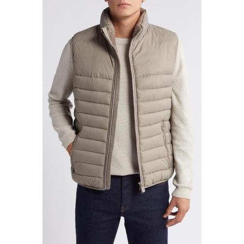 세이브더덕 Save The Duck 남성 패딩 조끼 Majus 퀼트 Water Resistant Recycled 나일론 베스