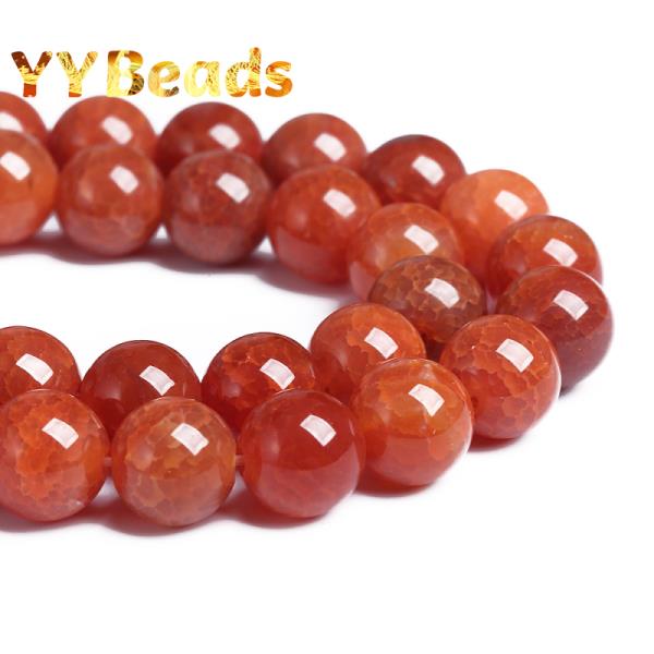 100 천연 드래곤 정맥 마노 비즈 4 6 8 쥬얼리 만들기타입 루즈 스페이서 부적 DIY 팔찌 암 목걸이