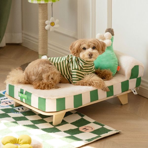 강아지 방수 프레임 침대 쿠션 딥크린 1P 고양이 베드