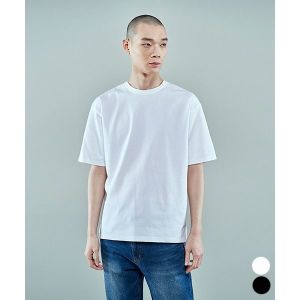 유핑 화이트오션 세미오버핏 크루넥 반팔 티셔츠 1579815