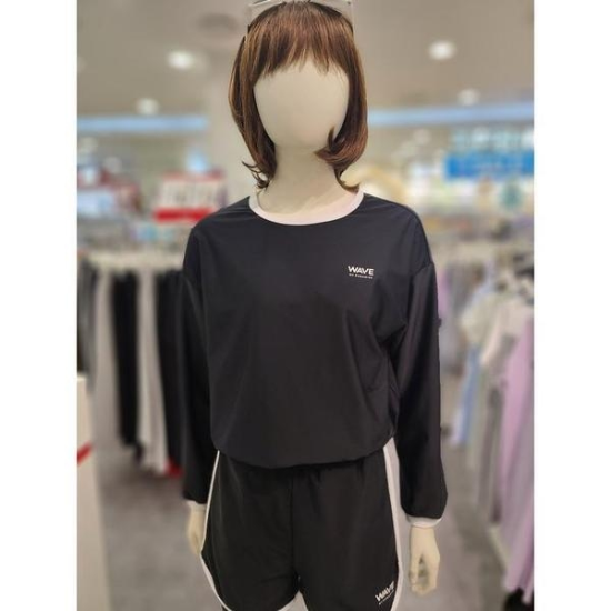 소이 소이 주니어 세이브존01 여름여자 크롭 래쉬가드 티 22m0457