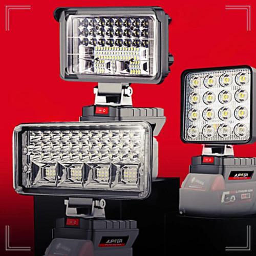6000루멘 7 LED 워크라이트 베어툴 각도조절 듀얼포트 캠핑 KI7WE3B7E4