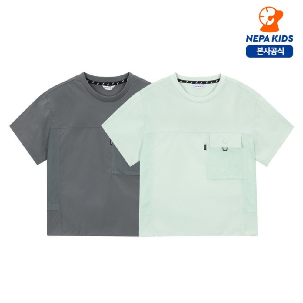 네파키즈 네파키즈 테시트 우븐 티셔츠 KKD5318