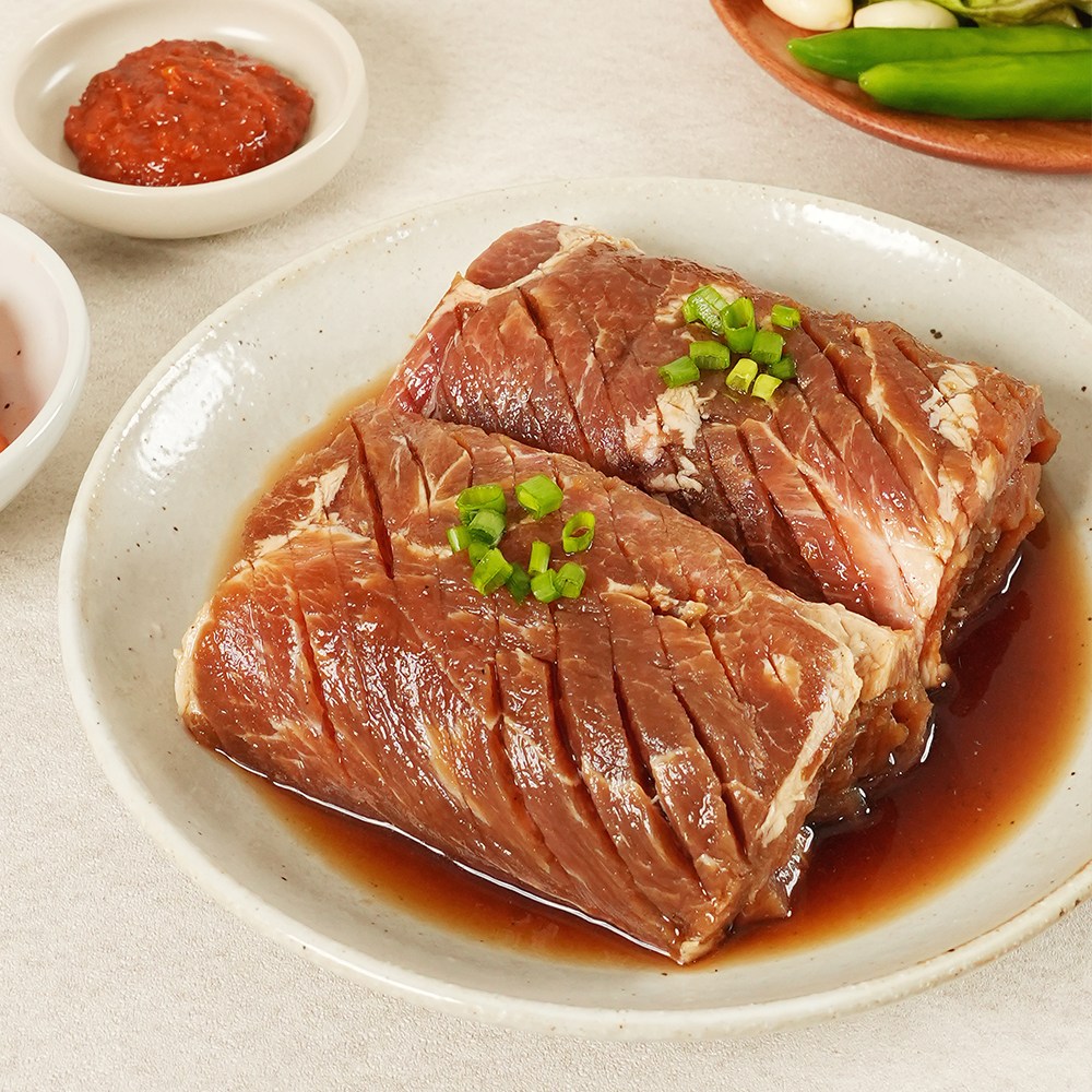 킨킷 한돈 칼집왕구이 국산과채 양념 순살 5개 530g