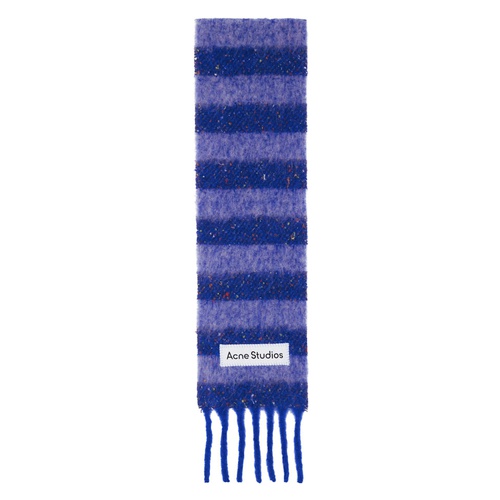아크네스튜디오 Blue Stripe Alpaca Scarf 242129F028046