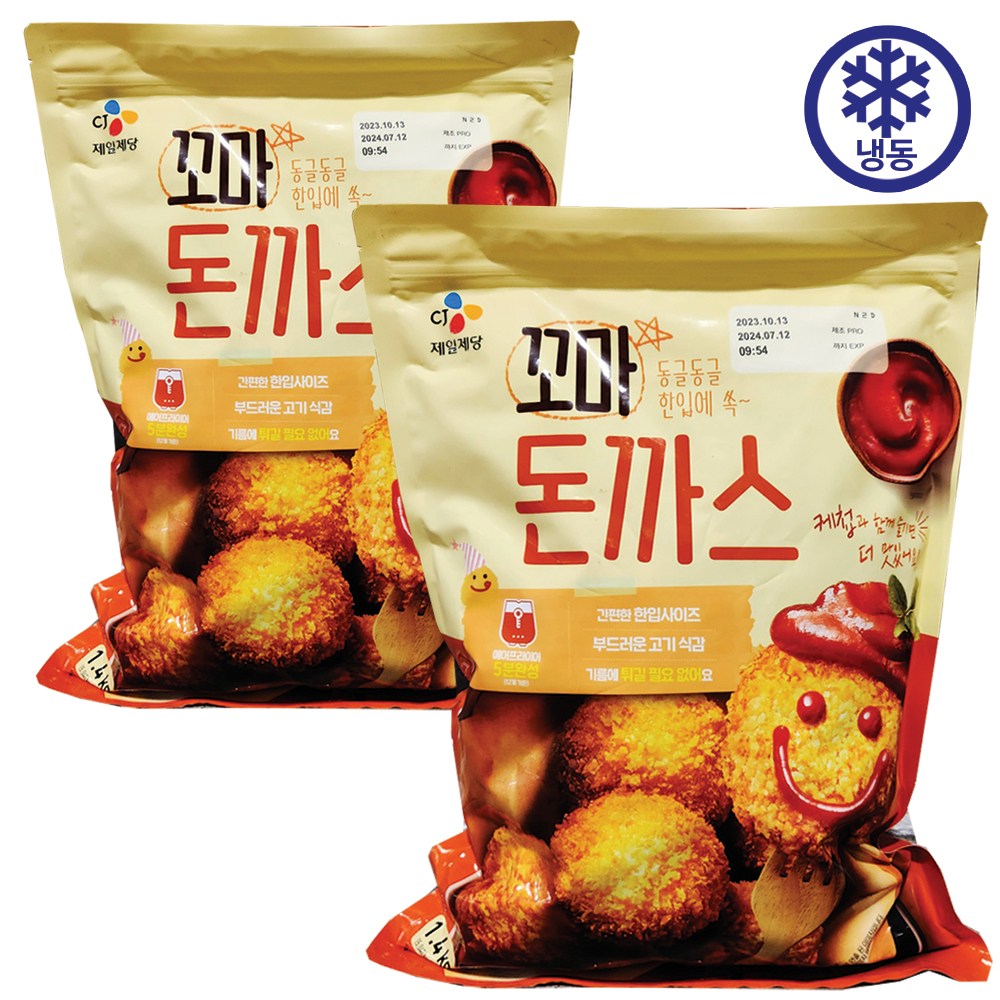 CJ제일제당 CJ cj제일제당 꼬마돈까스 1 4kg 2개