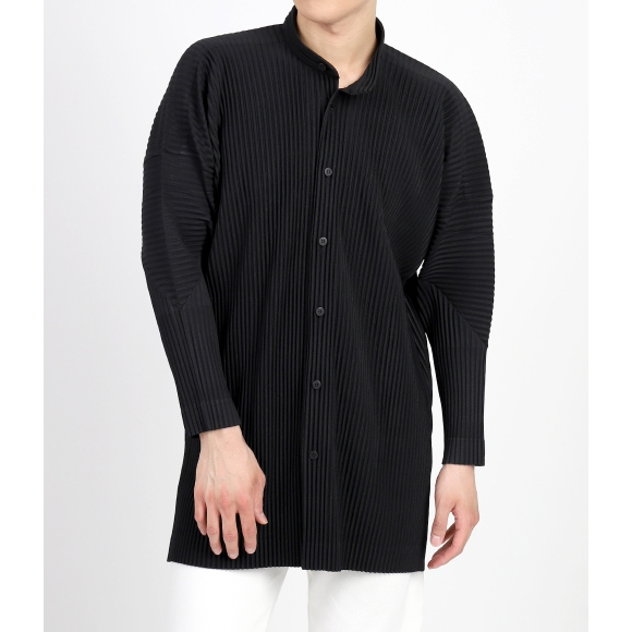이세이미야케 옴므 플리세 이세이미야케 24 Mc March Mandarin Neck Tunic Shirt 플리츠 셔츠 1243565 HP46JJ112 15