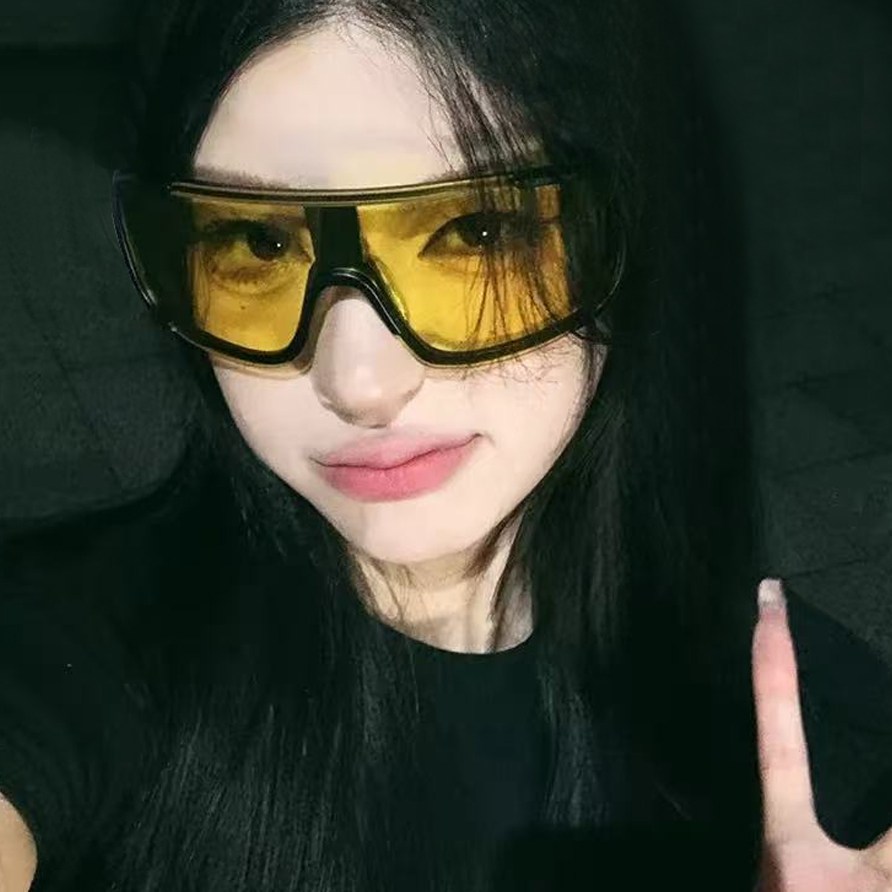FANSYLI 러닝선글라스 남녀공용 광 스포츠 고글 골프 운전 등산 방풍 안경 스포츠선글라스 자전거고글 러닝고글 그레이미러 20250227J005