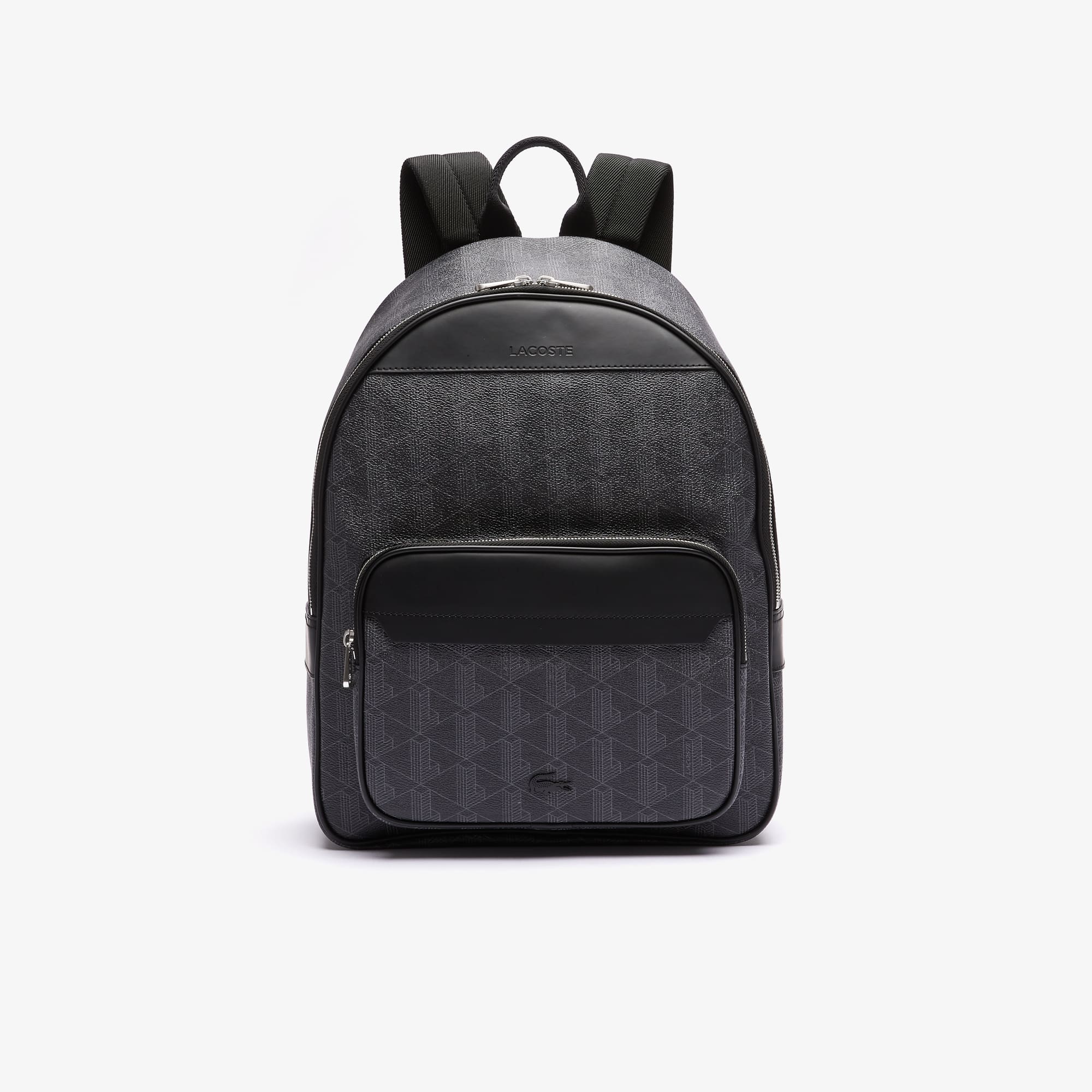 6174931 Lacoste 라코스테 유니섹스 더 블렌드 모노그램 캔버스 백팩 -