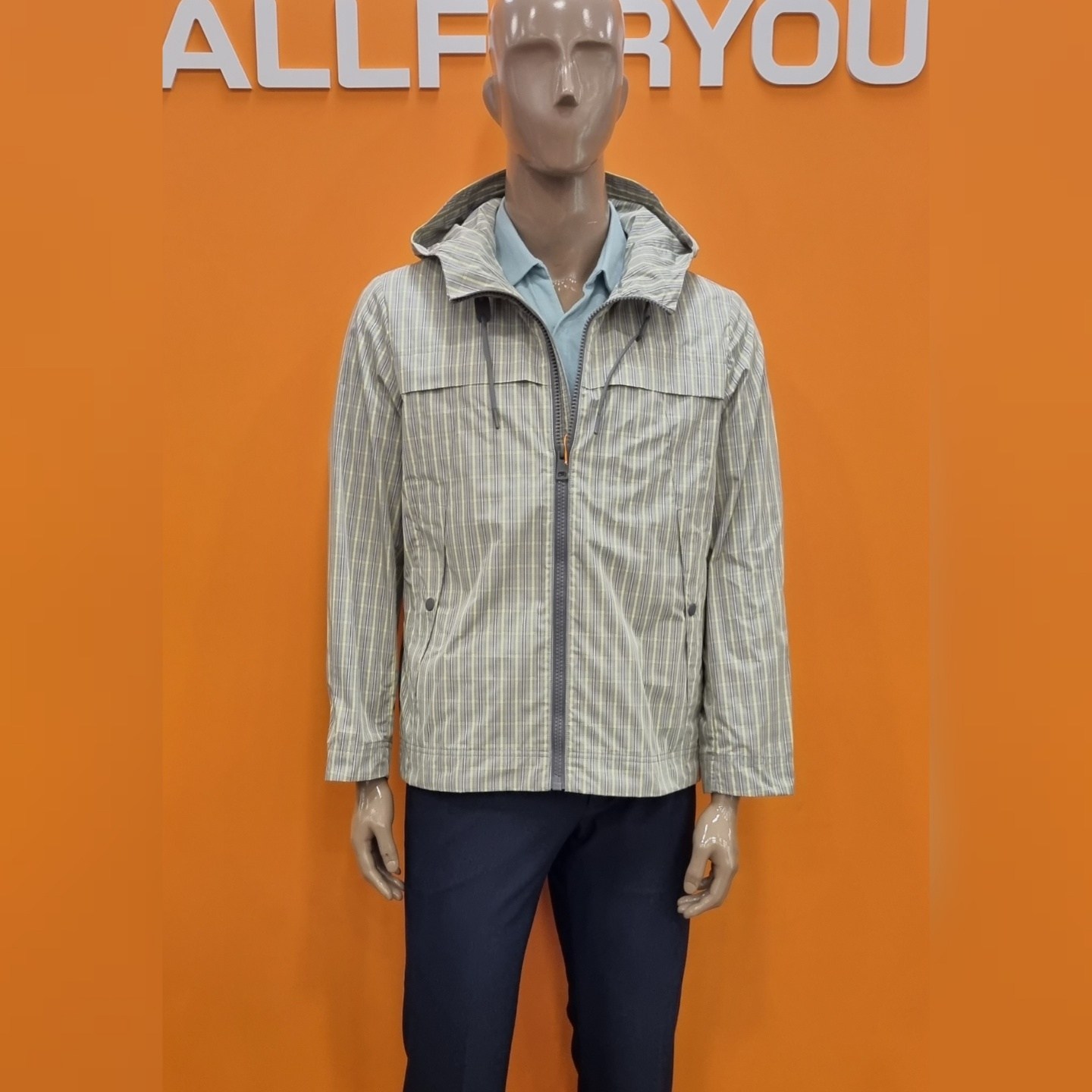 올포유 올포유 깜짝 캐주얼한 남성 Y-BIZ 패턴 후드 점퍼 906 105 AGJUK2411 203