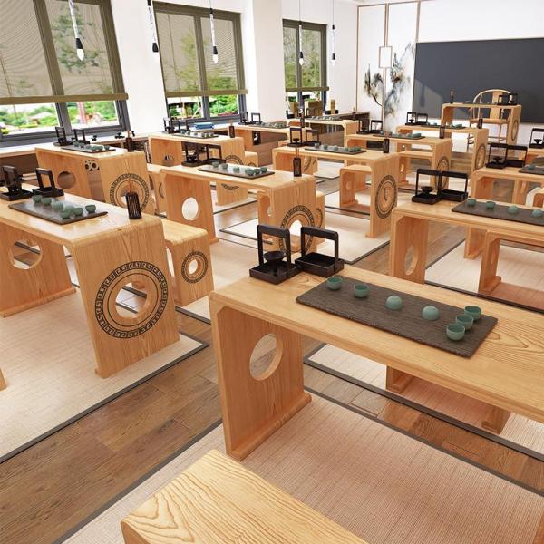목재 국학 테이블 교육 클래스 중국식 서예 테이블 전용 복고풍 붓 서화 차예 고수 연습 직판
