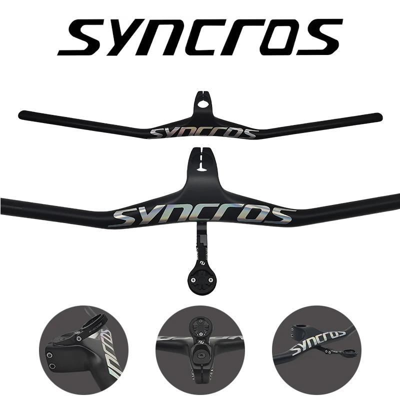 SYNCROS FRASER IC -17도 MTB 산악 탄소 섬유 자전거 통합 핸들 바 마운트 스탠드 자전거 액세서리