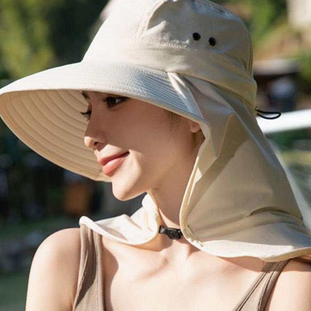 버클 은창 넥 스포티 모자 여름 쉐이드 선캡 썬캡