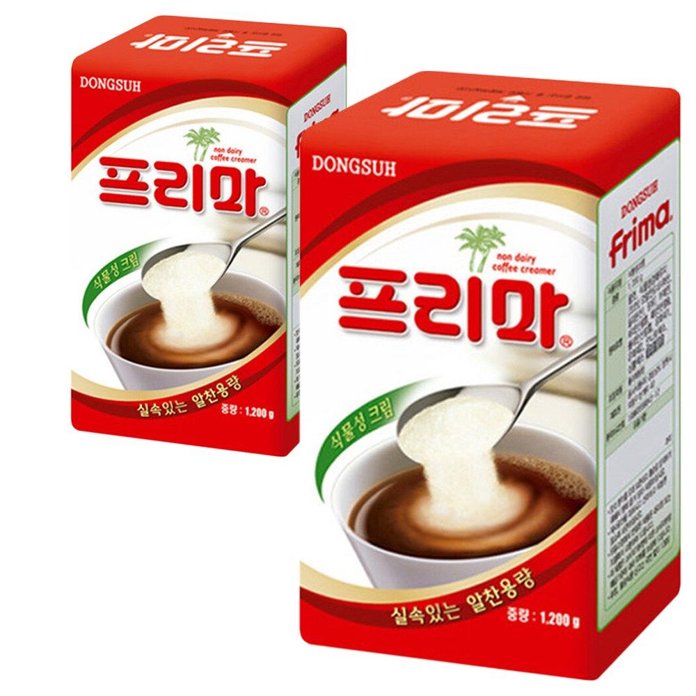 동서 프리마 업소용 1 2KG 커피프림 전지 분유 커피 프림 벤딩 밀크 믹스 자판기 크림 밴딩 자판기용
