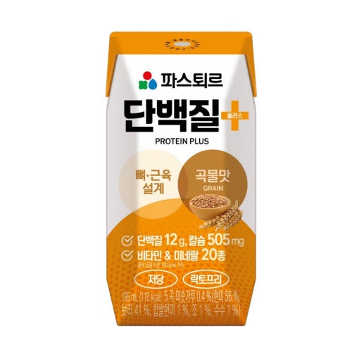 롯데웰푸드 파스퇴르 단백질 플러스 곡물맛 