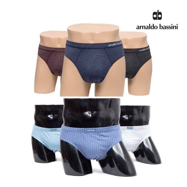 아날도바시니 아날도바시니 편한 남자팬티 삼각브리프 3매 부드러운속옷