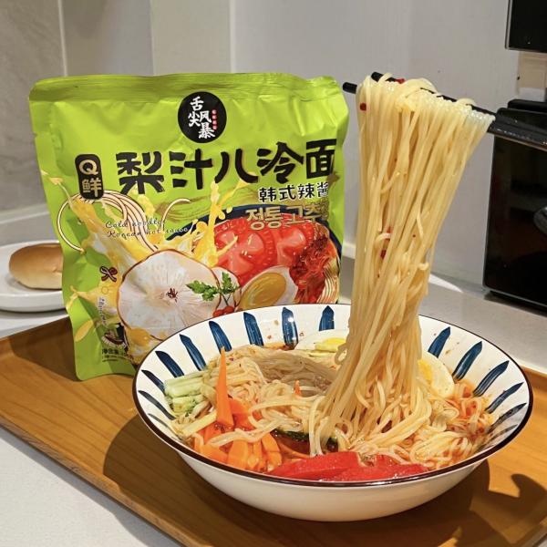 냉면 300g x 10팩 산뜻한 사과배 주스 맛