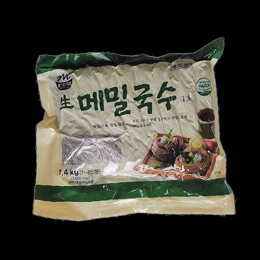 진성종합식품 면나라 생메밀국수 1 4KG 쫄깃한